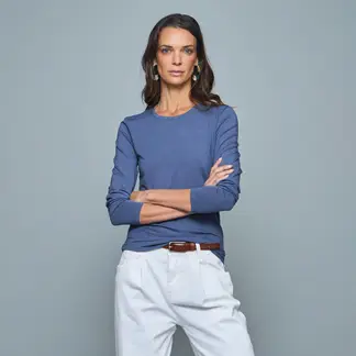 SAVILLE ROW - Polera Manga Larga Mujer