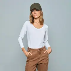SAVILLE ROW - Polera Manga Larga Mujer