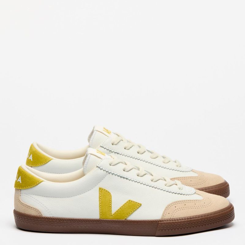 VEJA - Volley White Liq Ba Zapatilla Urbana Mujer Cuero Blanco Veja