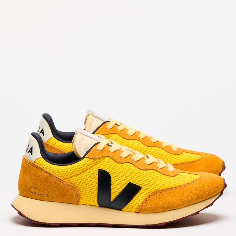 VEJA - Rio Branco Tonic Black Zapatilla Urbana Mujer Amarillo Veja
