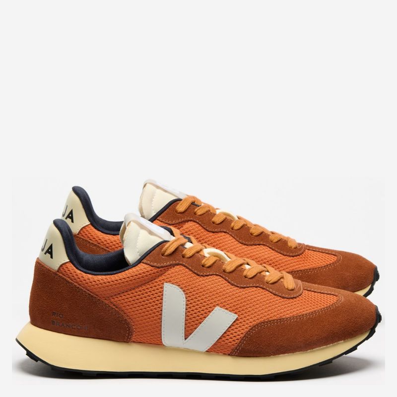 VEJA Rio Branco Pump Pier Zapatilla Urbana Mujer Naranjo Veja