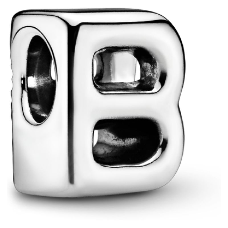 PANDORA - Charm Letra B De Plata Mujer Pandora