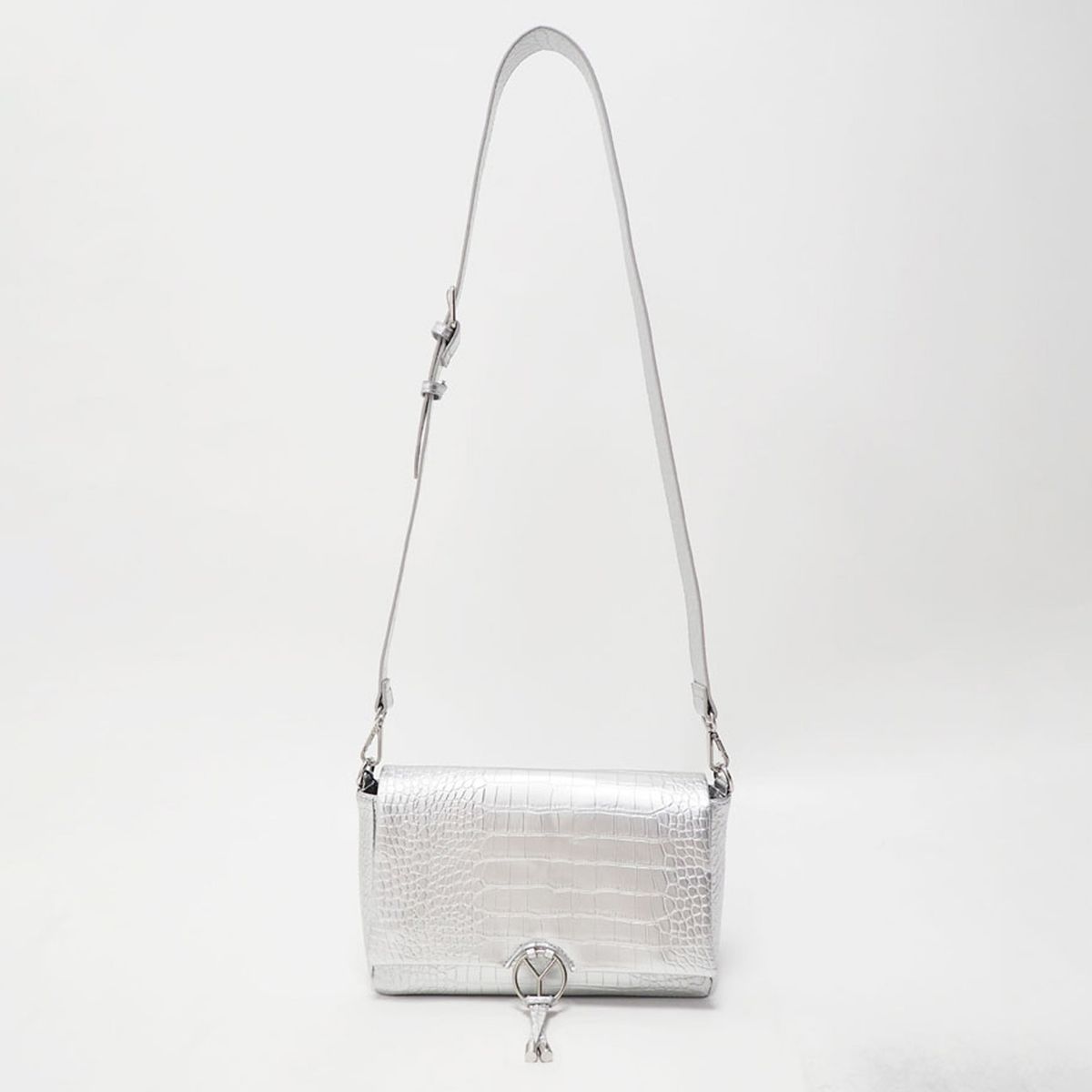 YAMBO - Cartera Croco Silver Mujer Yambo