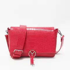 YAMBO - Cartera Croco Red Mujer