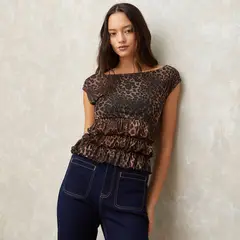 SYBILLA - Polera Manga Corta Mujer