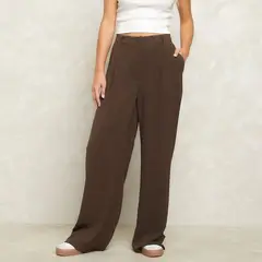 SYBILLA - Pantalón Balloon Tiro Medio Mujer