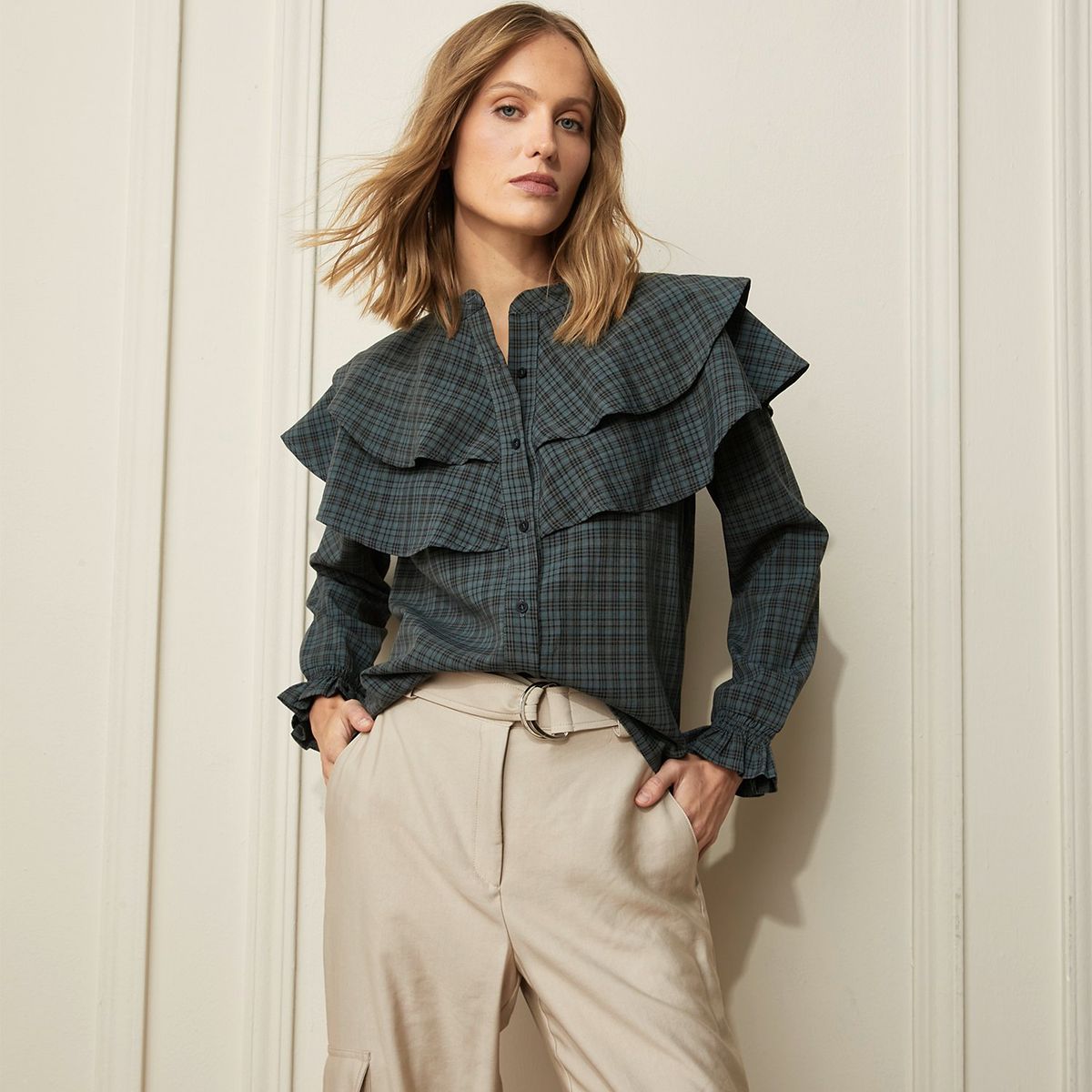 BASEMENT - Blusa Manga Larga Mujer Basement