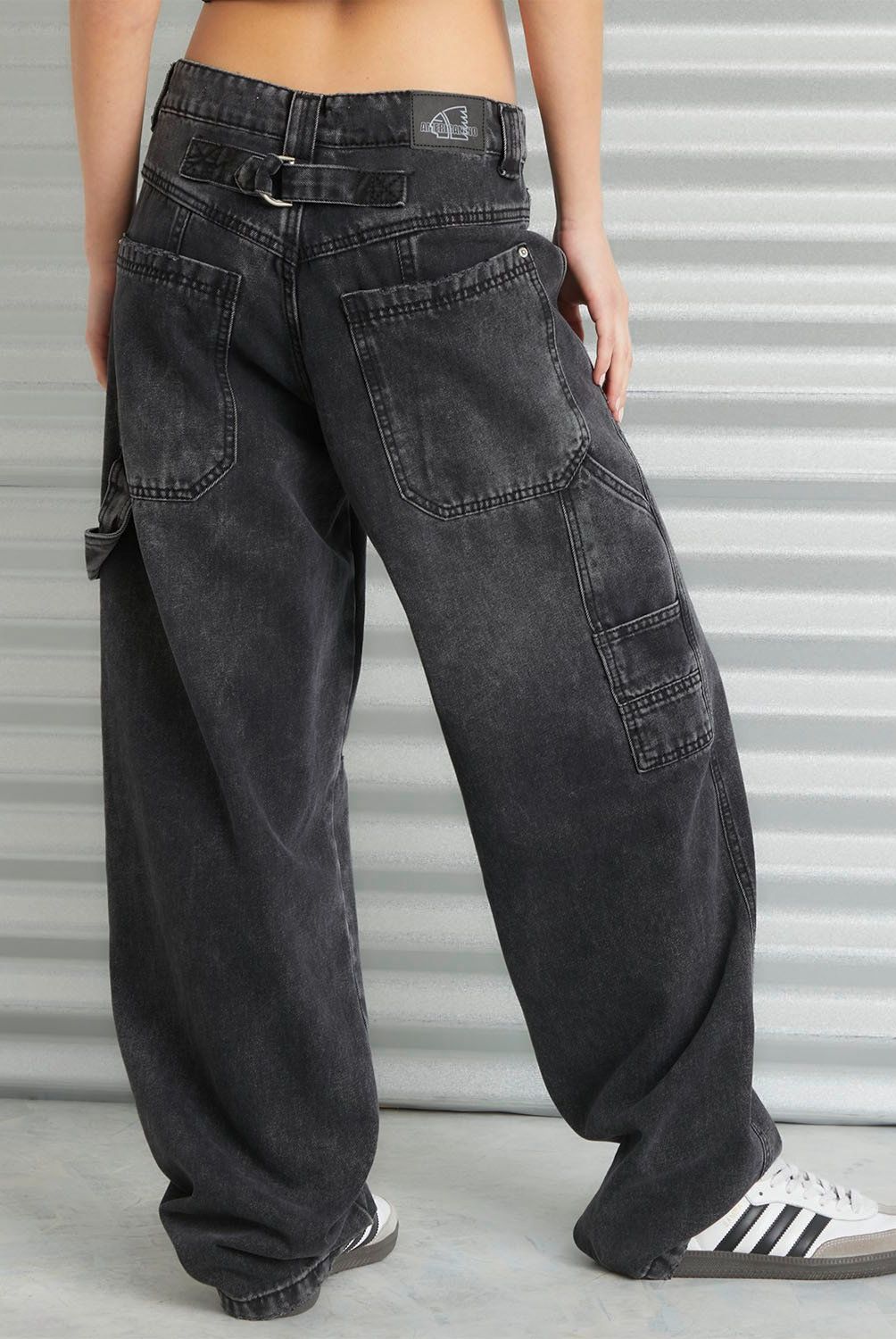 AMERICANINO - Jeans Cargo Tiro Medio Mujer Americanino