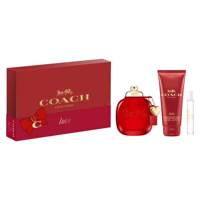 COACH - Set Perfume Mujer Coach Love 90Ml+Bl+Spray