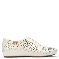 Zapatilla Urbana Mujer Cuero Blanco