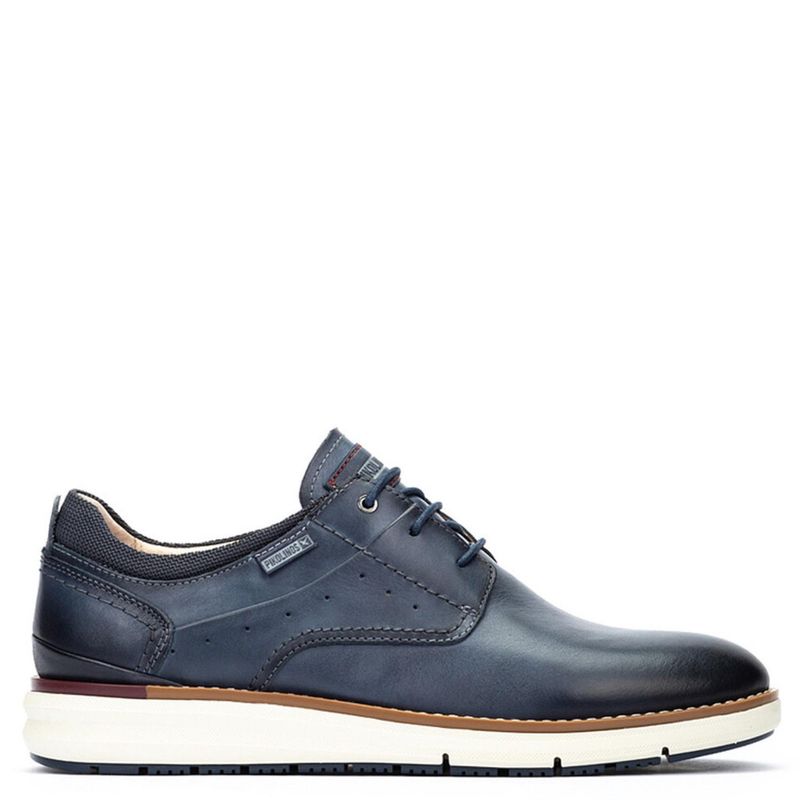 PIKOLINOS - Zapato Casual Hombre Cuero Azul Pikolinos
