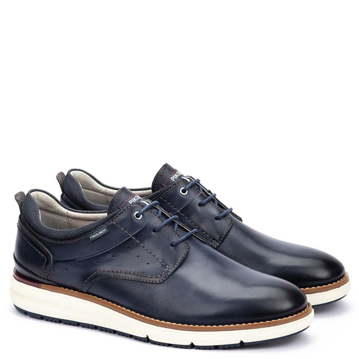 PIKOLINOS - Zapato Casual Hombre Cuero Azul Pikolinos