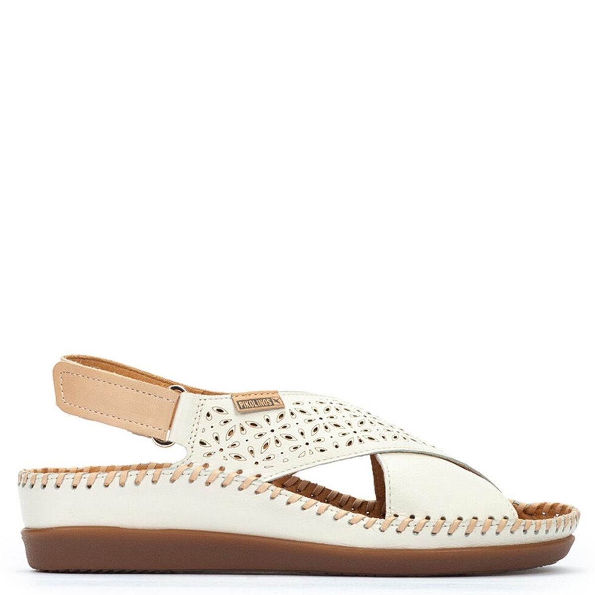 PIKOLINOS - Sandalia Mujer Cuero Blanco Pikolinos