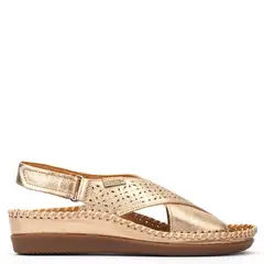 PIKOLINOS - Sandalia Mujer Cuero Café