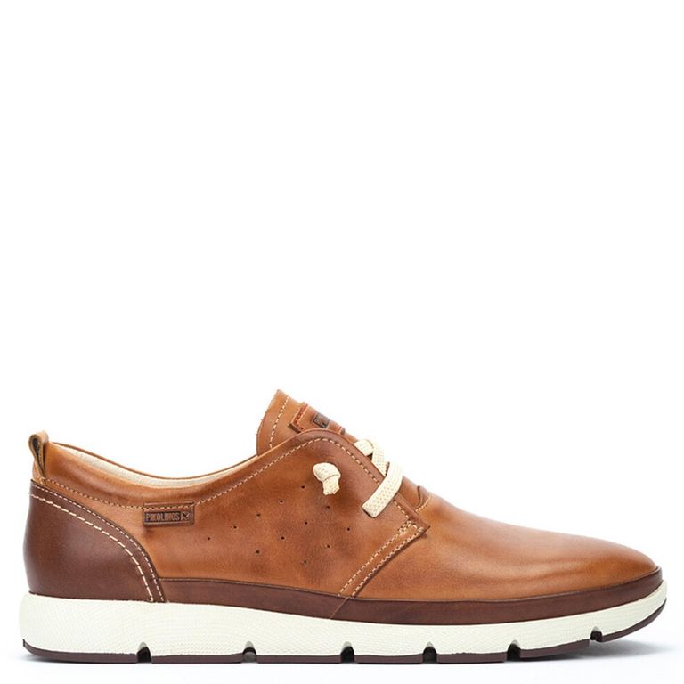 Zapato Casual Hombre Cuero Beige