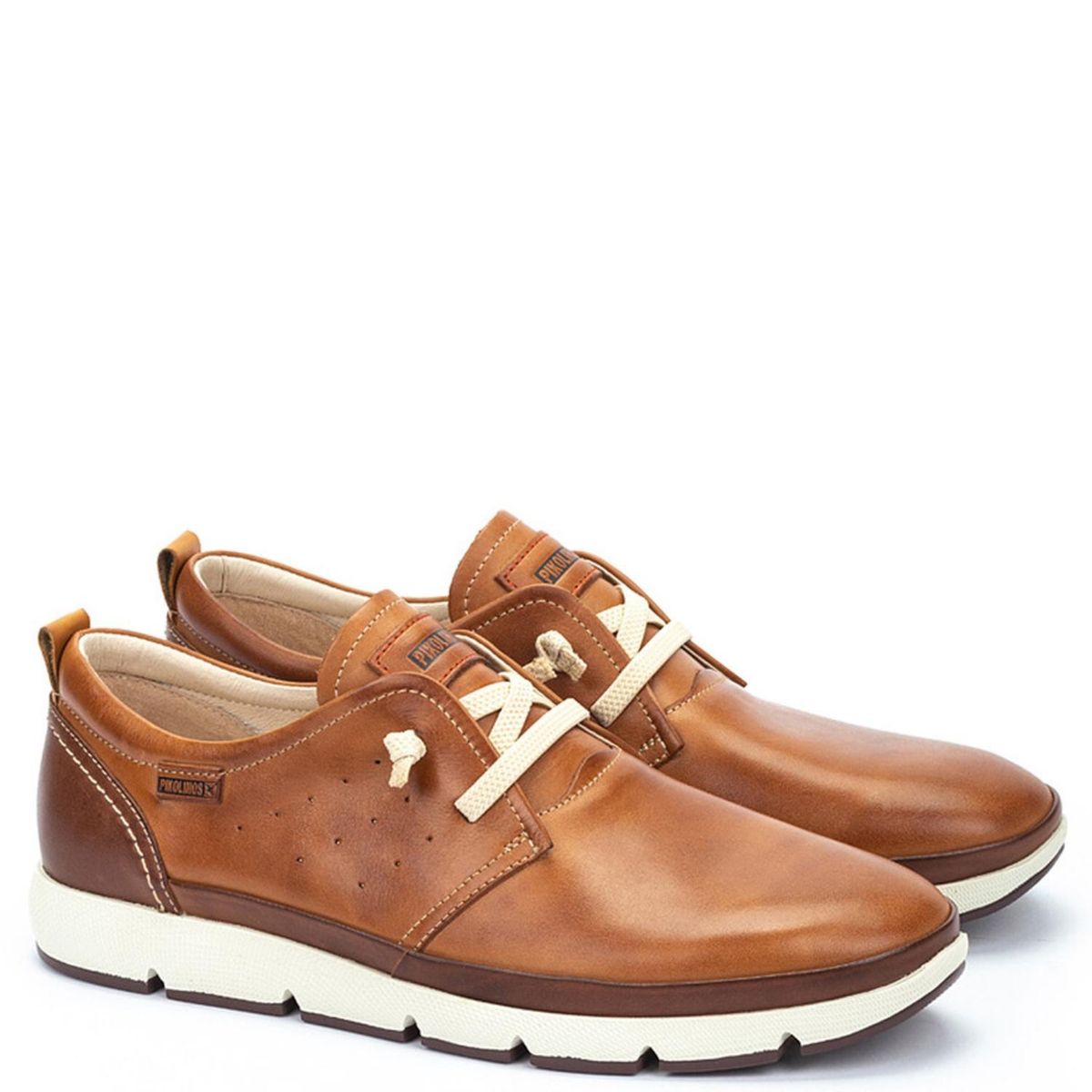 PIKOLINOS - Zapato Casual Hombre Cuero Beige Pikolinos