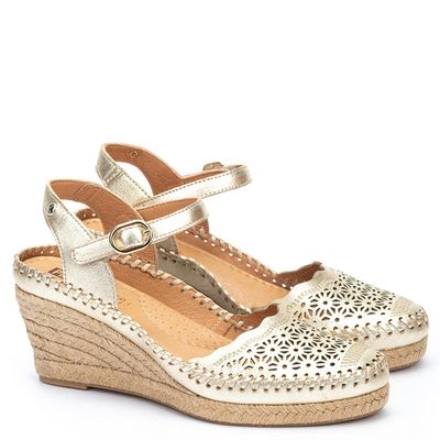 Imagen 2 del producto Sandalias Mujer Cuero Dorado