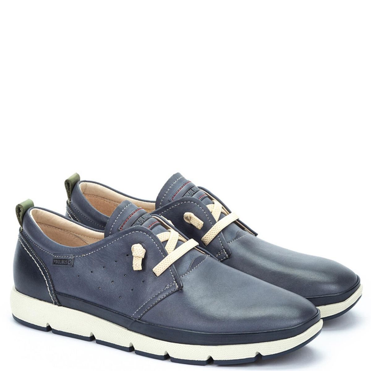 PIKOLINOS - Zapato Casual Hombre Cuero Azul Pikolinos