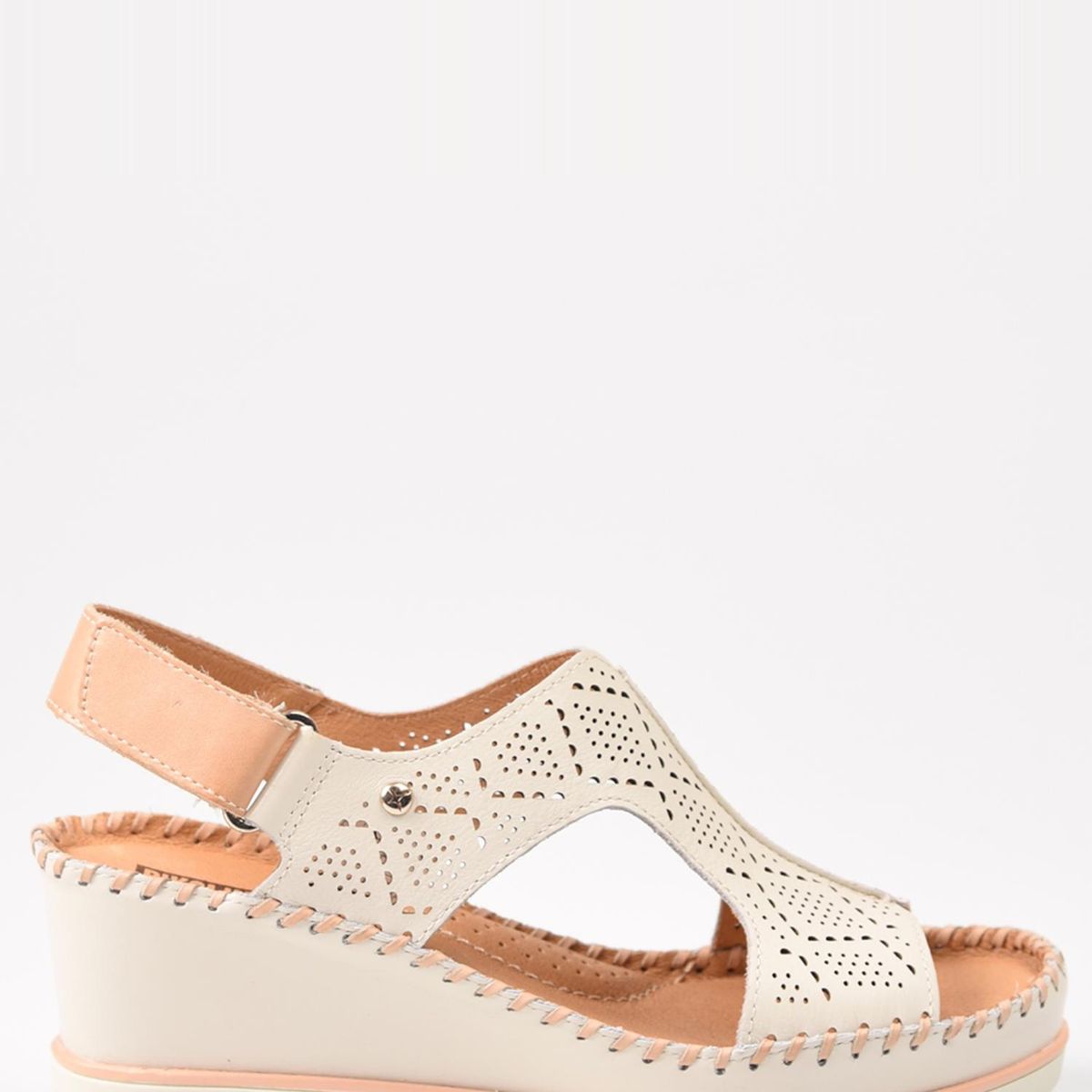 PIKOLINOS - Sandalias Mujer Cuero Blanco Pikolinos