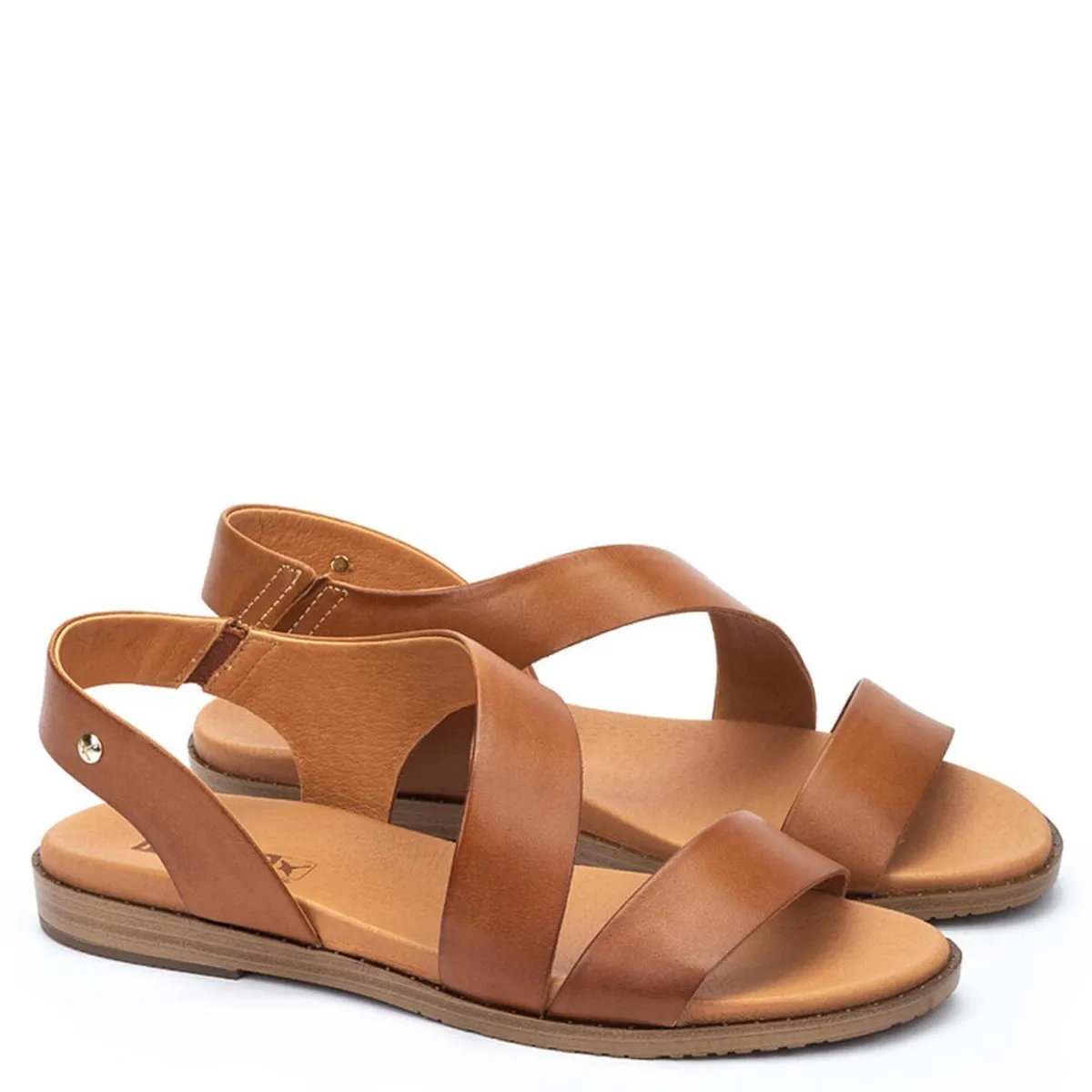 PIKOLINOS - Sandalia Mujer Cuero Café Pikolinos