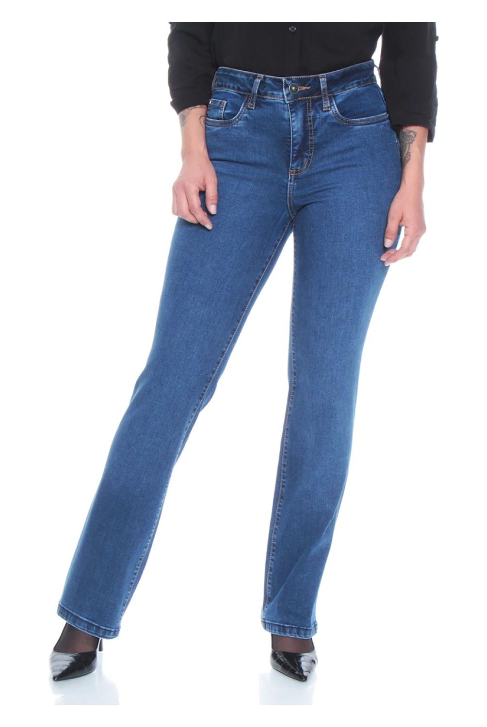 WADOS - Jeans Recto Tiro Alto Mujer Wados