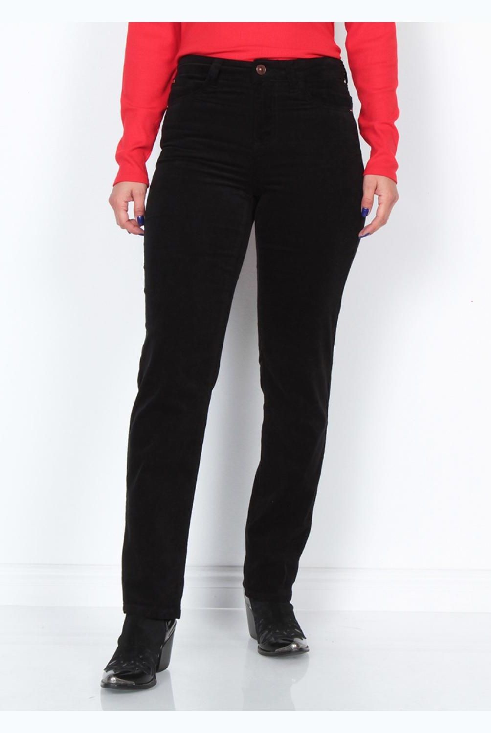 WADOS - Pantalón Recto Tiro Alto Mujer Wados
