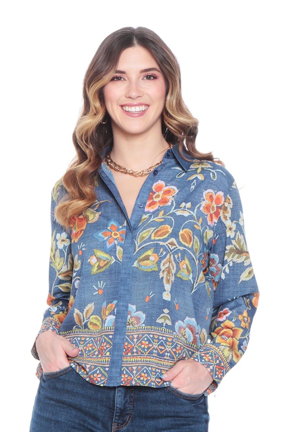 WADOS - Blusa Manga Larga Mujer Wados