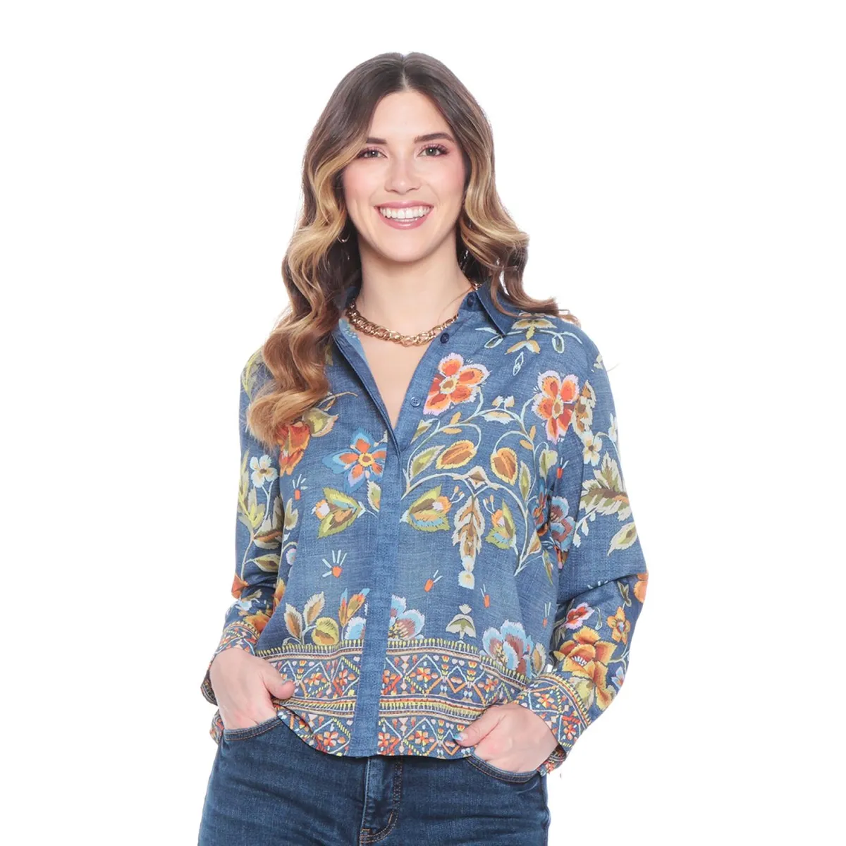 WADOS - Blusa Manga Larga Mujer Wados