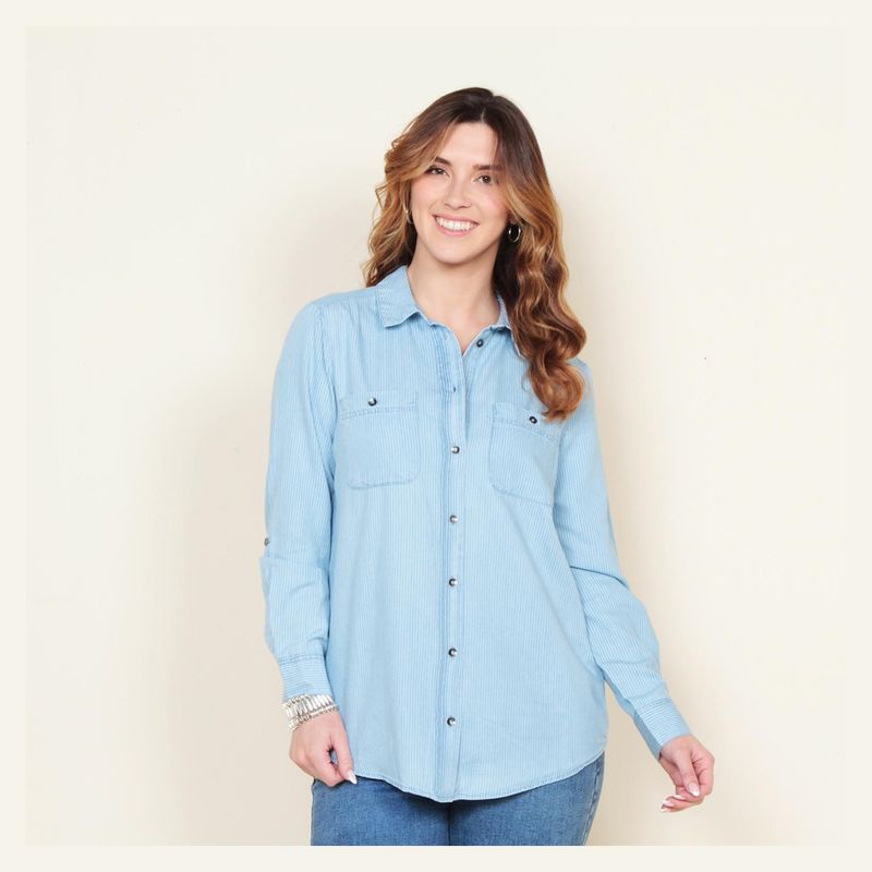 WADOS - Blusa Manga Larga Lyocell Mujer Wados