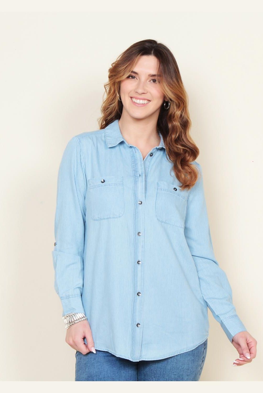 WADOS - Blusa Manga Larga Lyocell Mujer Wados