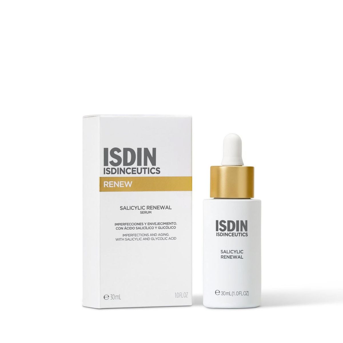 ISDIN - NUEVO ISDIN Isdinceutics Salicylic Renewal 30 ml - Sérum antiimperfecciones con Ácido Salicílico y Glicólico