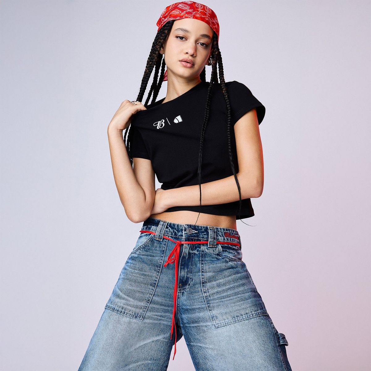 AMERICANINO - Polera Manga Corta Algodón Mujer Americanino por Budweiser