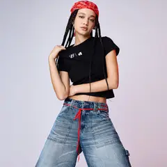 AMERICANINO - Polera Manga Corta Algodón Mujer por Budweiser