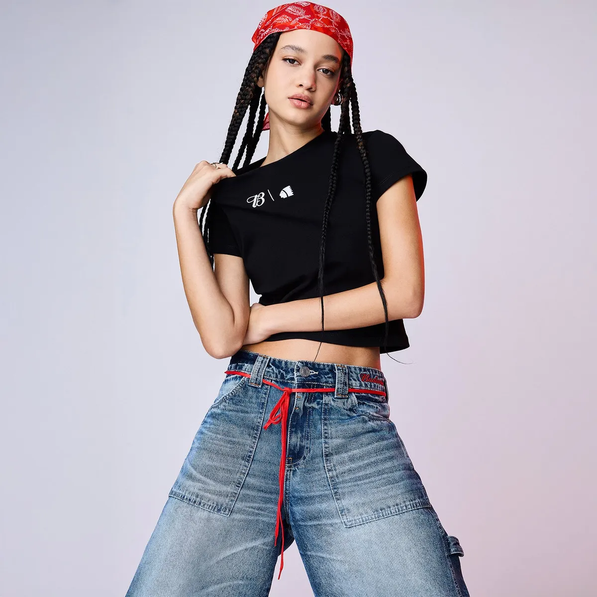 AMERICANINO - Polera Manga Corta Algodón Mujer Americanino por Budweiser