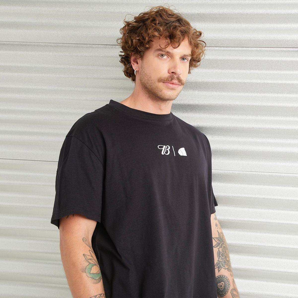 AMERICANINO - Polera Manga Corta Oversize Hombre Americanino