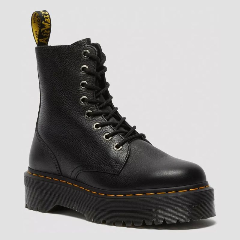 DR MARTENS - Botín Mujer Cuero Negro Dr Martens