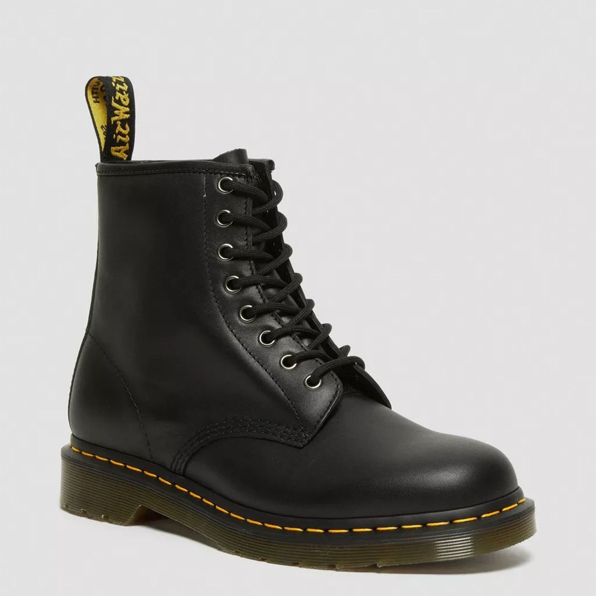 DR MARTENS - Botín Hombre Cuero Negro Dr Martens
