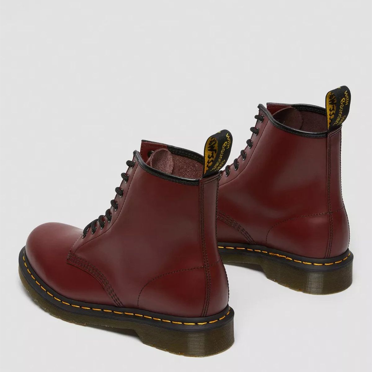DR MARTENS - 1460 Botín Mujer Cuero Burdeo Dr Martens