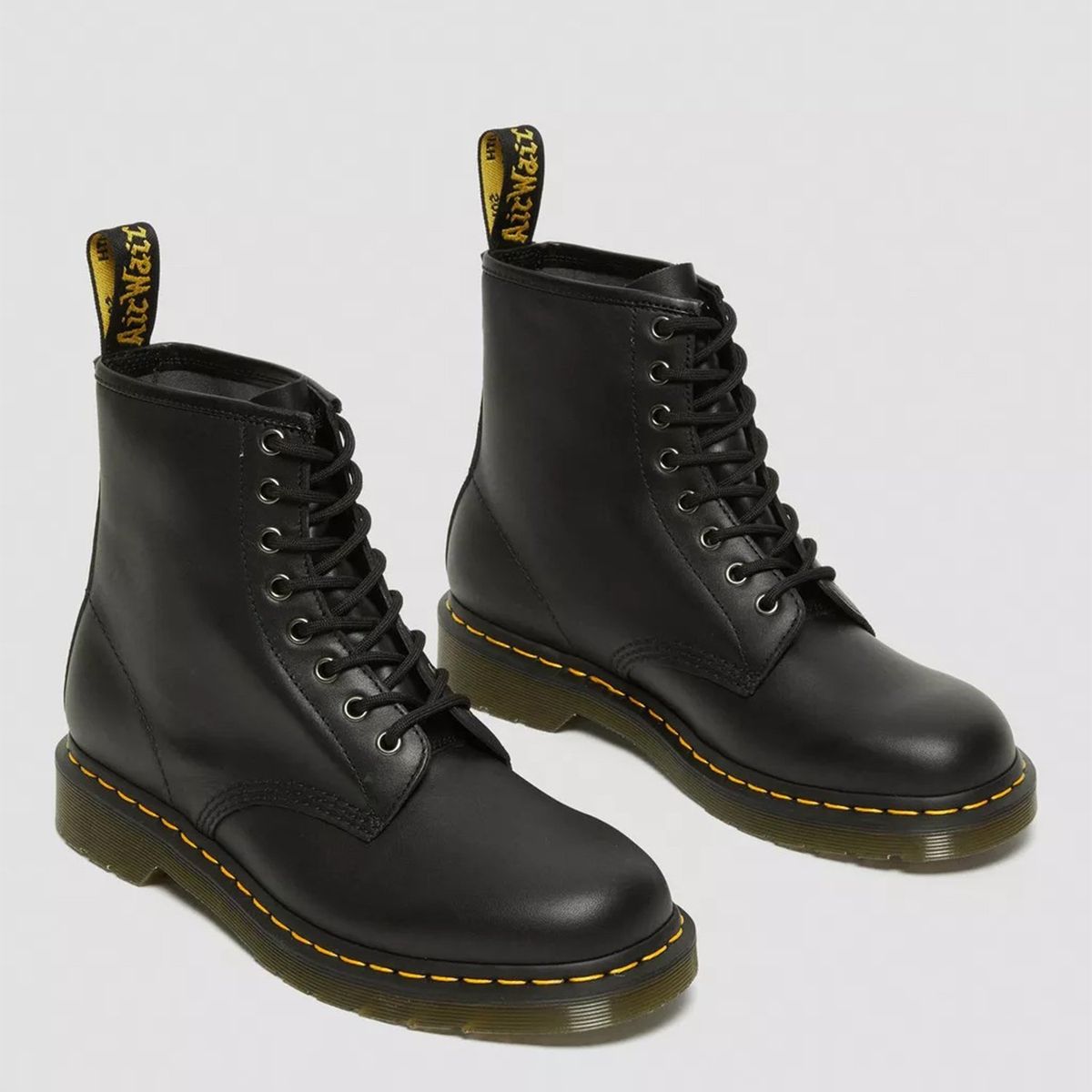 DR MARTENS - Botín Hombre Cuero Negro Dr Martens