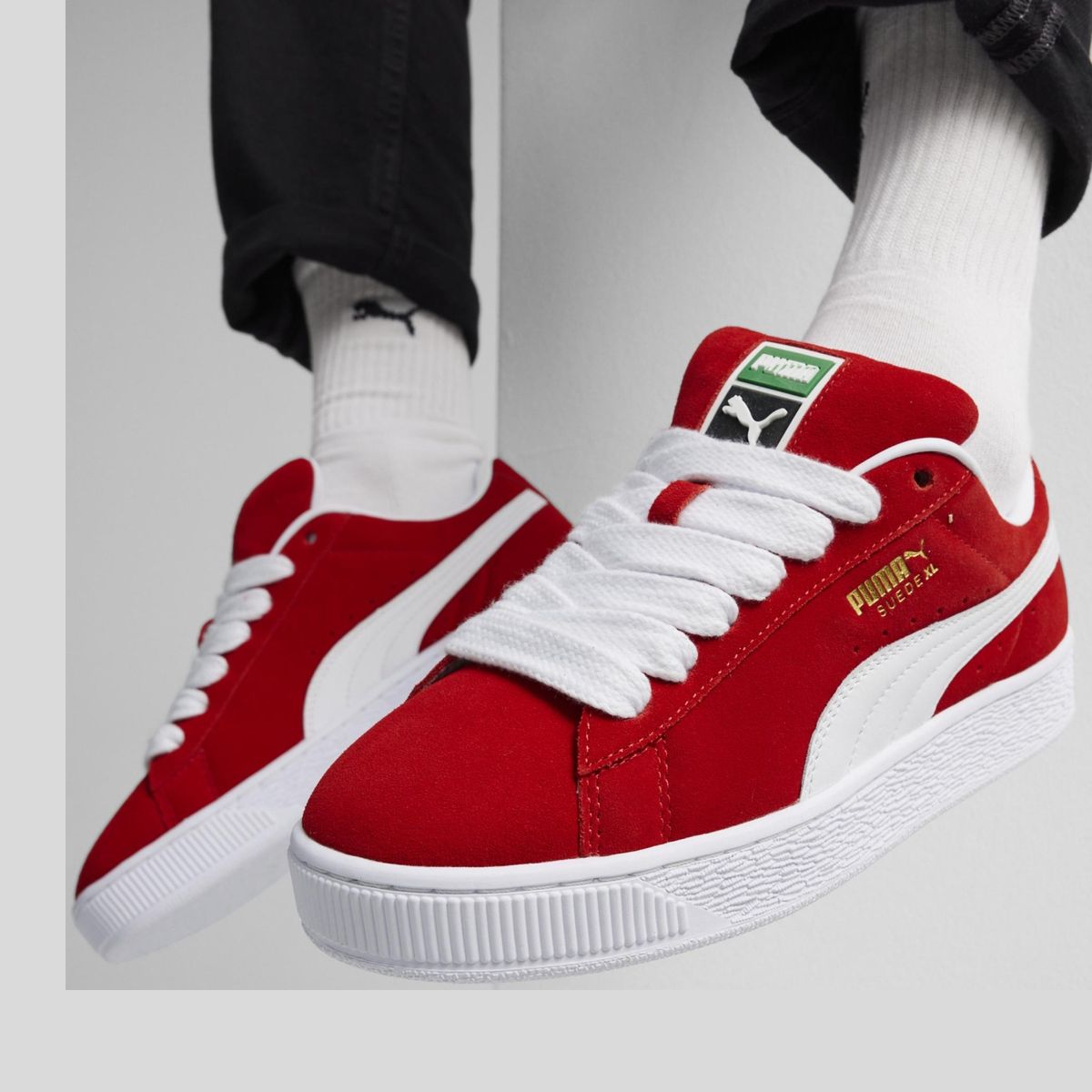 PUMA - Suede Xl Zapatilla Urbana Mujer Rojo Puma