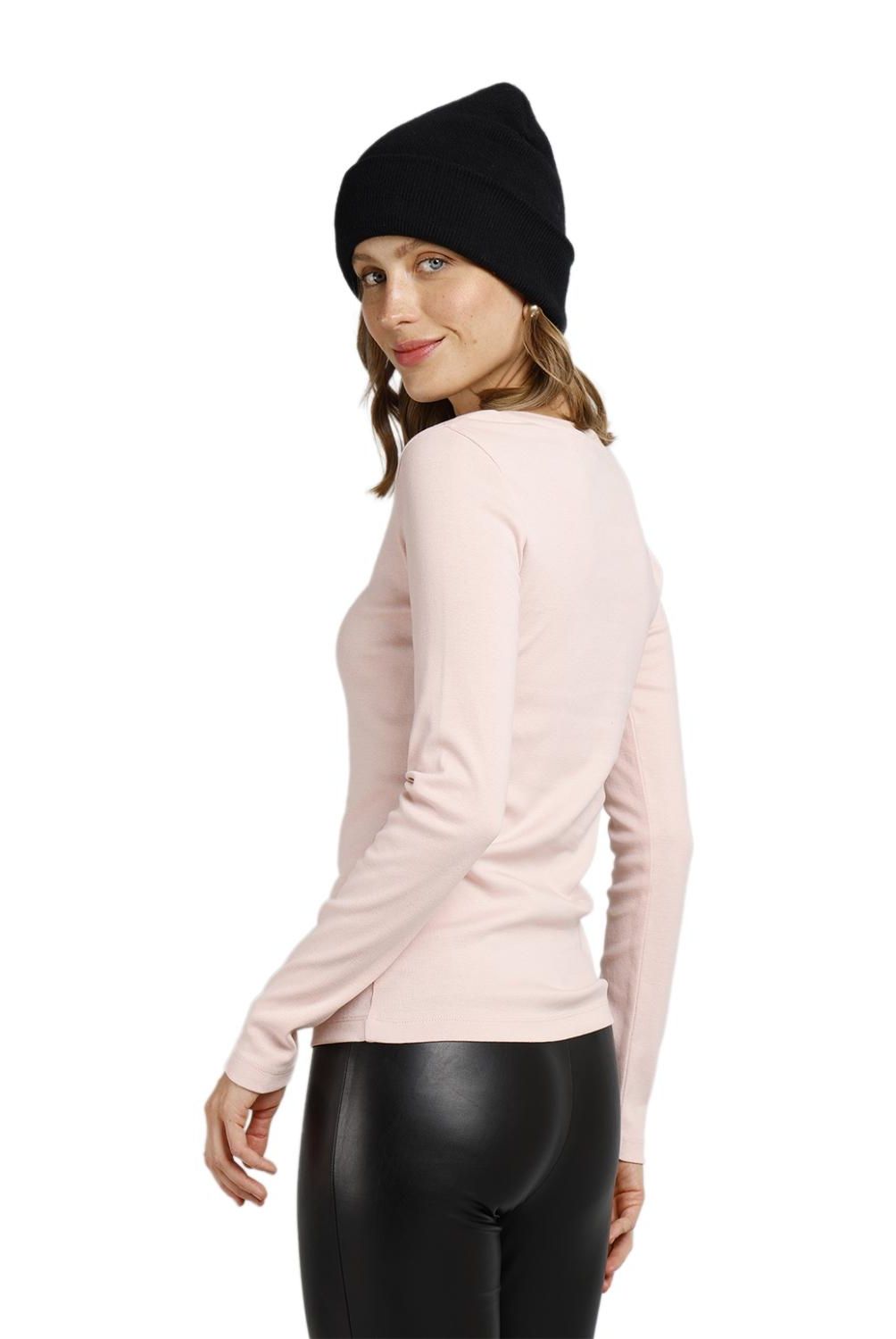 ESPRIT - Polera Manga Larga Algodón Mujer Esprit