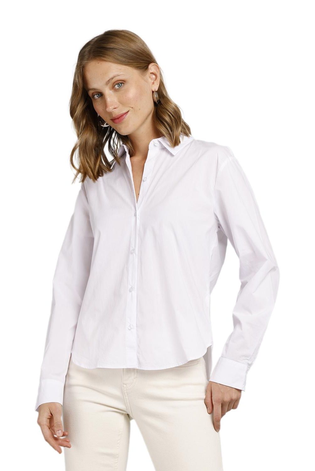ESPRIT - Blusa Manga Larga Algodón Mujer Esprit