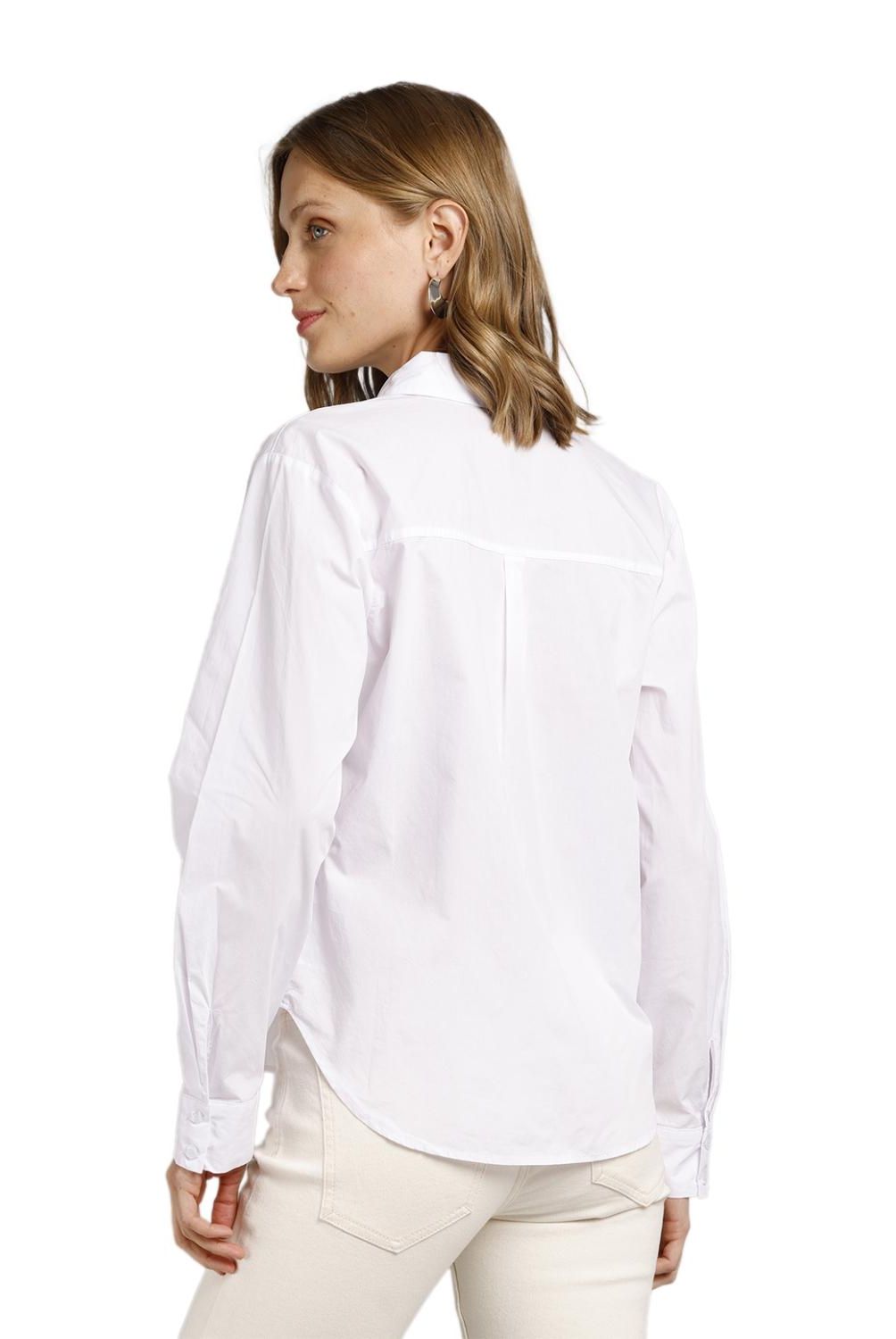 ESPRIT - Blusa Manga Larga Algodón Mujer Esprit