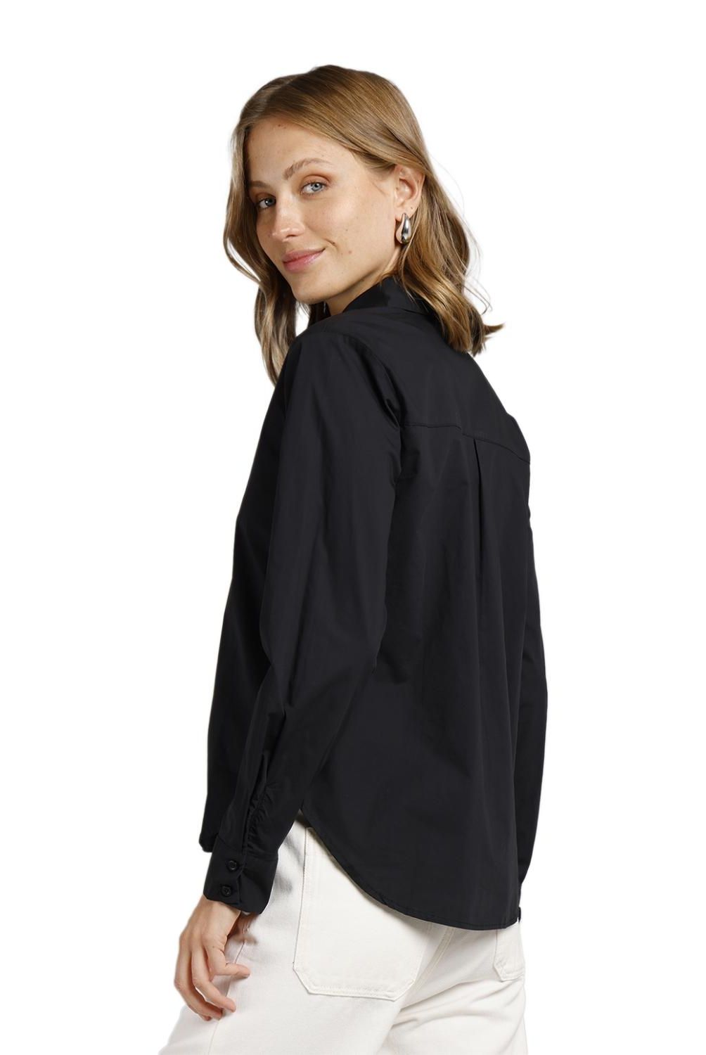 ESPRIT - Blusa Manga Larga Algodón Mujer Esprit