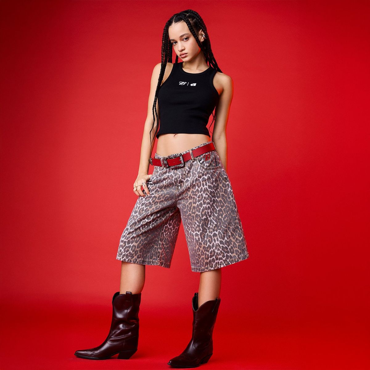 AMERICANINO - Bermuda Algodón Mujer Americanino por Budweiser