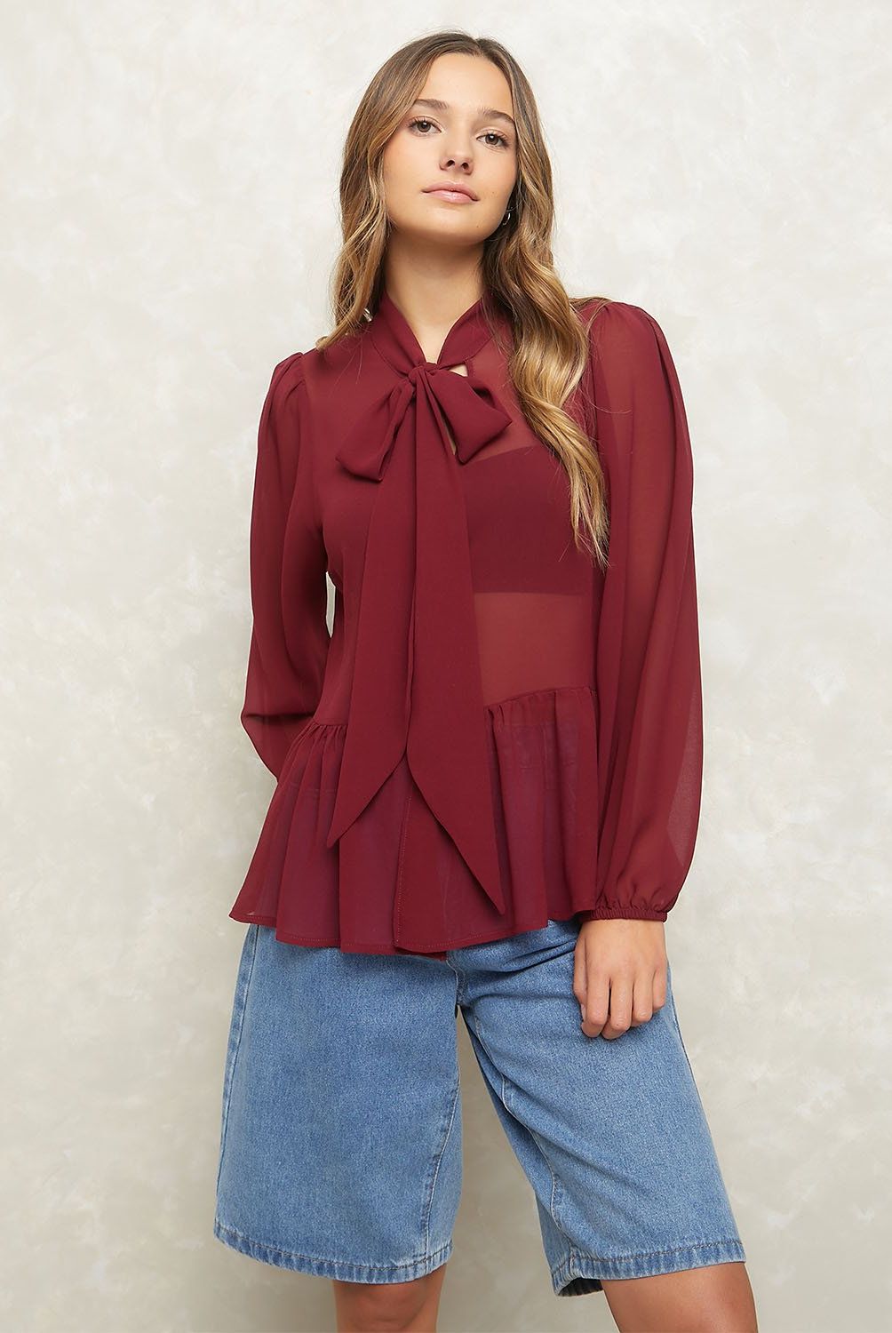 SYBILLA - Blusa Manga Larga Mujer Sybilla