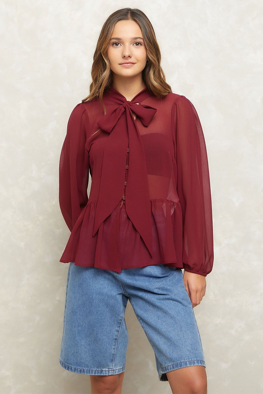 SYBILLA - Blusa Manga Larga Mujer Sybilla