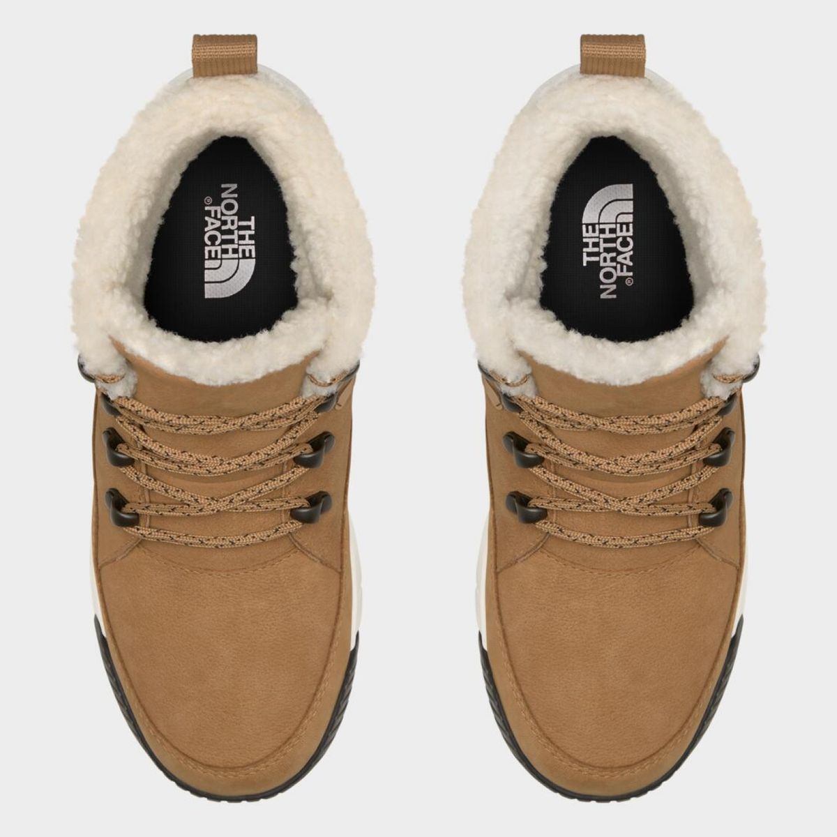 THE NORTH FACE - Zapatilla Indoor Mujer Cuero Café The North Face