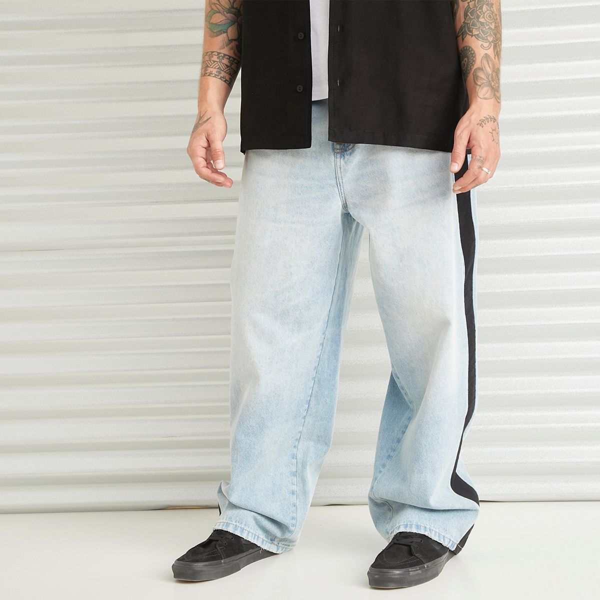 AMERICANINO - Jeans Baggy Budweiser Hombre Americanino