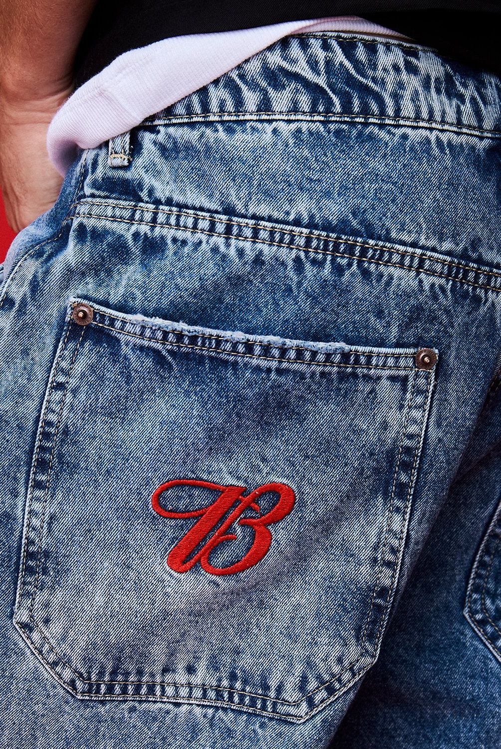AMERICANINO - Jeans Baggy Budweiser Hombre Americanino